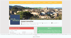 Desktop Screenshot of krystal-immobilier.com